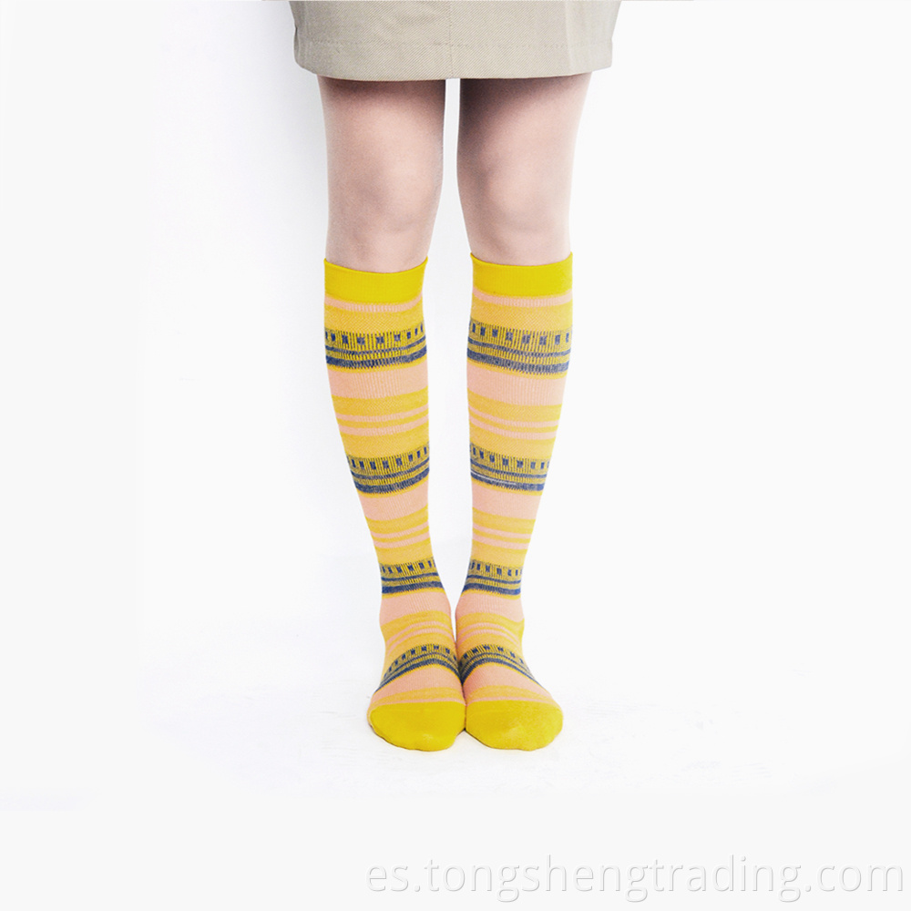 Knee Hign Socks Yellow Color Jsfezt15009c